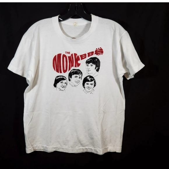 Vintage The Monkees T Shirt Single Stitch